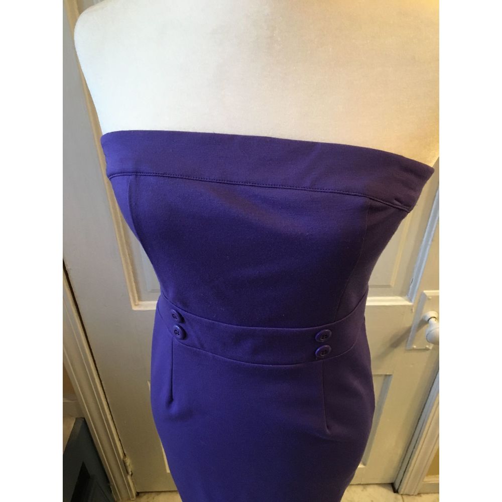 Strapless Purple Dress - Picture 4 of 10